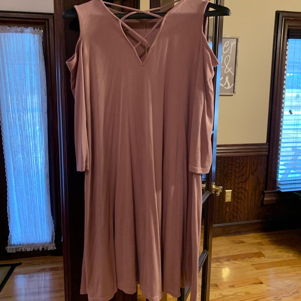 Maybe cut out shoulder dress